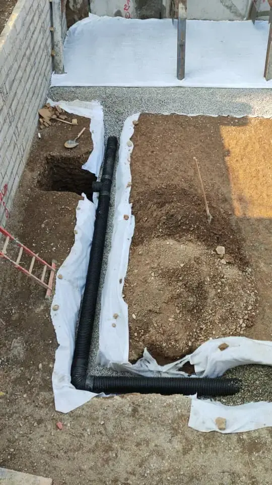 زهکشی و ایزولاسیون گود ساختمانی در سوهانک